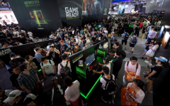 今年的ChinaJoy展臺(tái)被NVIDIA占領(lǐng)了